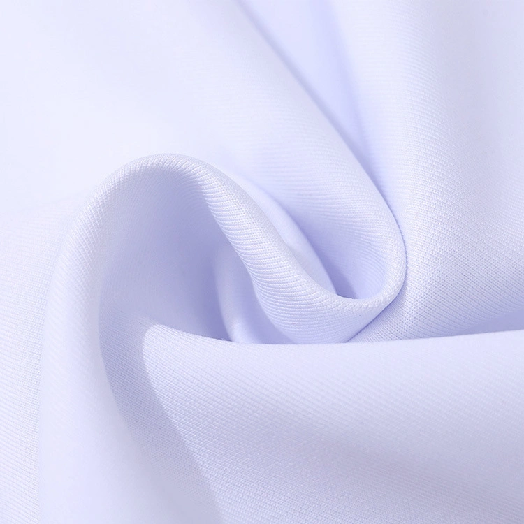 Fashion Top White GSM 200 Fabric for Elastic DTY Single Brush Knit Fabric Jersey Fabric