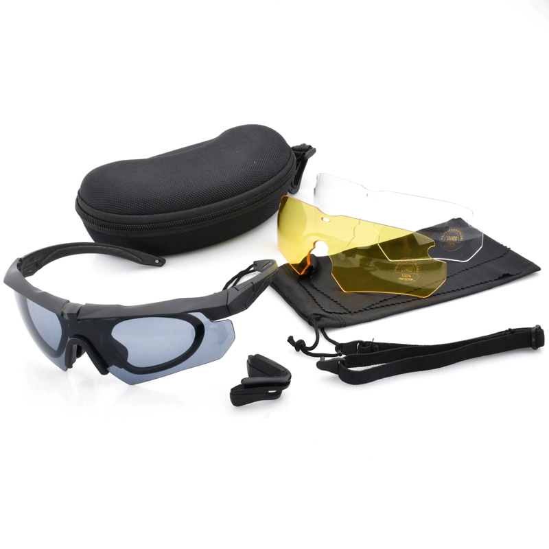 CE En166 Protective Equipment Anti-Impact Protective Safety Glasses Desert Locusts Special Tactical Goggles Outdoor Shooting