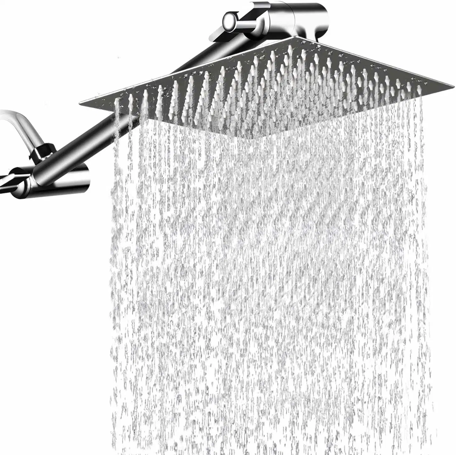 Square Top Over Head Stainless Steel Shower Head