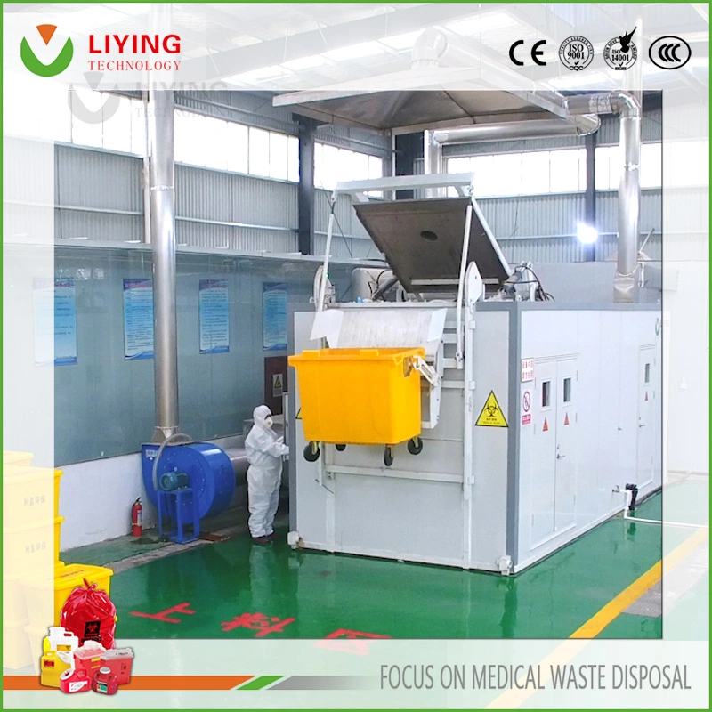 Waste Management /Hospital Medical Waste Microwave Disinfection Sterilization System