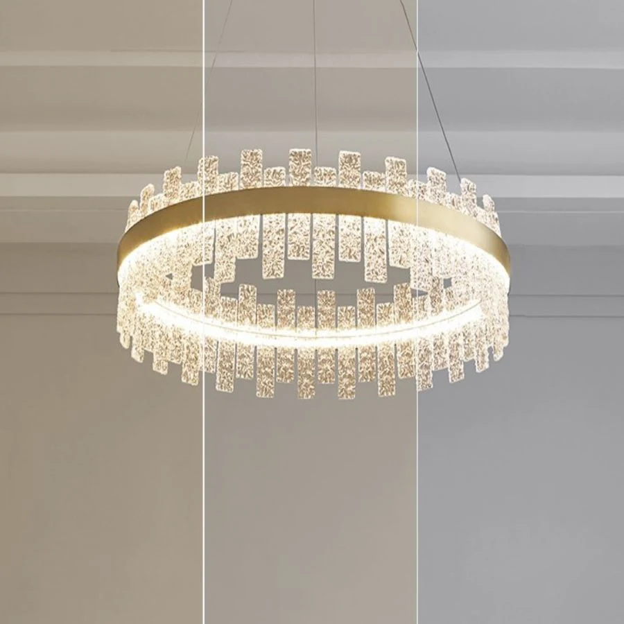 Decorative Home Living Room Crystal Lamp Crystal Chandelier Pendant Lamp