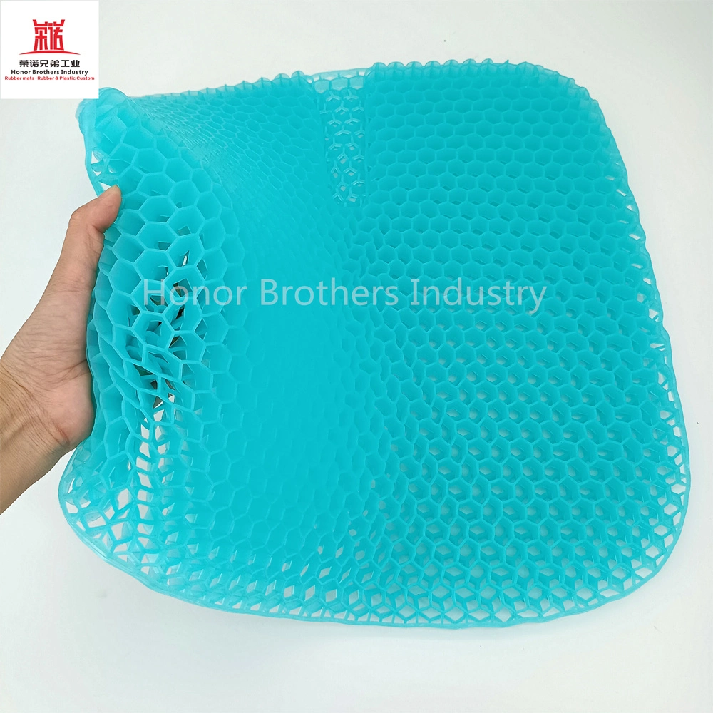 Custom Rubber Advanced Silica Gel Massage Cushion, Baby Blue