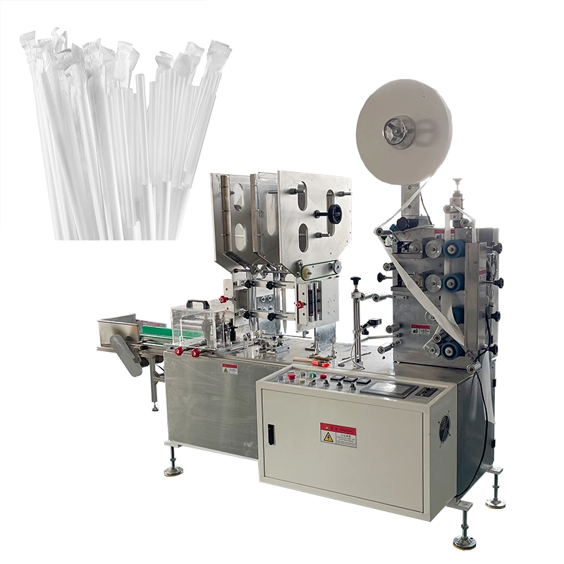 Factory Directly Straws Wrapper Machine with Location Tracking Printing