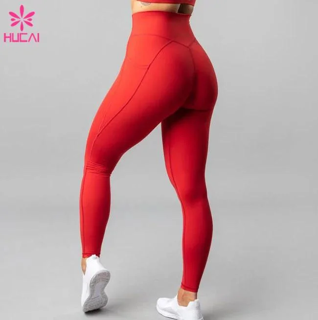 Custom Logo Yoga Sport Leggings Fitness Compression Tights Pants