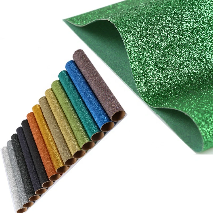 Multicolor de PVC de poliuretano PU Glitter imprimible metálicos de Transferencia Térmica Htv Imprimir