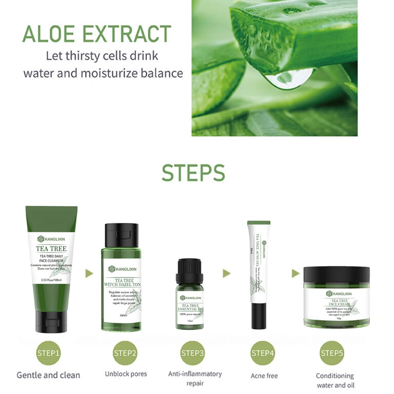 Tea Tree Skin Care Set für gesunde und ausgewogene Haut