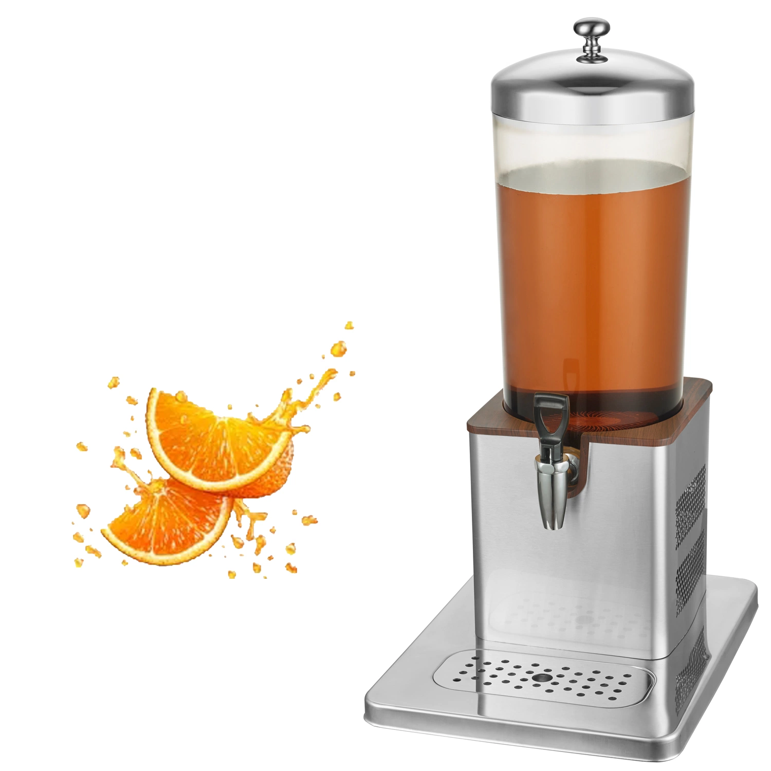 Electric Commercial Kitchenware Cold Refrigeration Water Cola Drinks Fruit Juice Juicer Beverage Dispenser