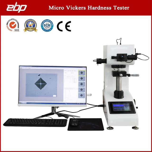 La micro dureza Vickers probador con sangrado escala Vickers, ASTM E 384