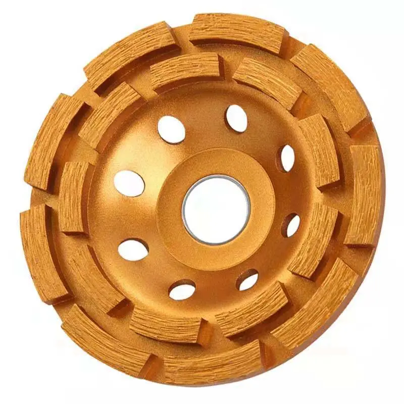 Hot Sale 6 Inch 150mm High Efficiency Turbo Type Diamond Grinding Cup Wheel Abrasive Tool for Stone, Concrete, Granite