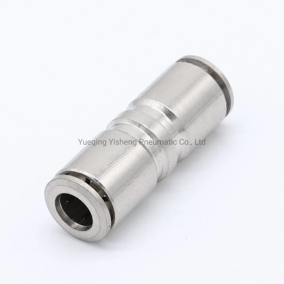 PU Series Metall Fitting Brass Material with Nickel Plating Pneumatic Air Tube Fitting One Touch Push in Hose Pneumatic Fittings PU4/6/8/10/12