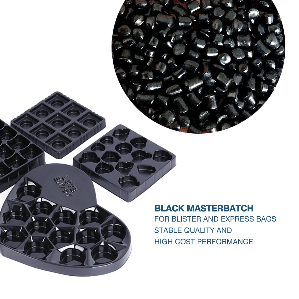 5%-50% Carbon Black Content ABS PP PE Pet Plastic Raw Material Colorant Pellet Black Masterbatch