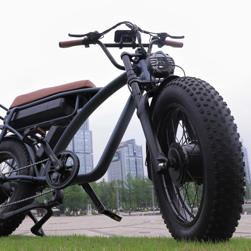 2023 Heißer Verkauf CE E Bike 48V 1000W hohe Leistung Elektromotorrad 20inch Fat Tire 18,2ah Elektro-Mountainbike