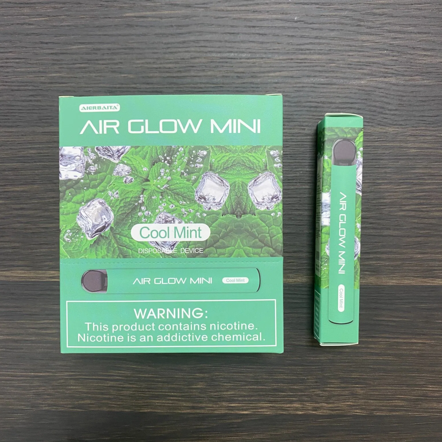 Marca OEM Air Glow Mini 600 borlas para 3,6 ml de líquido e frutas descartáveis Vape Pen Cigarro Eletrônico