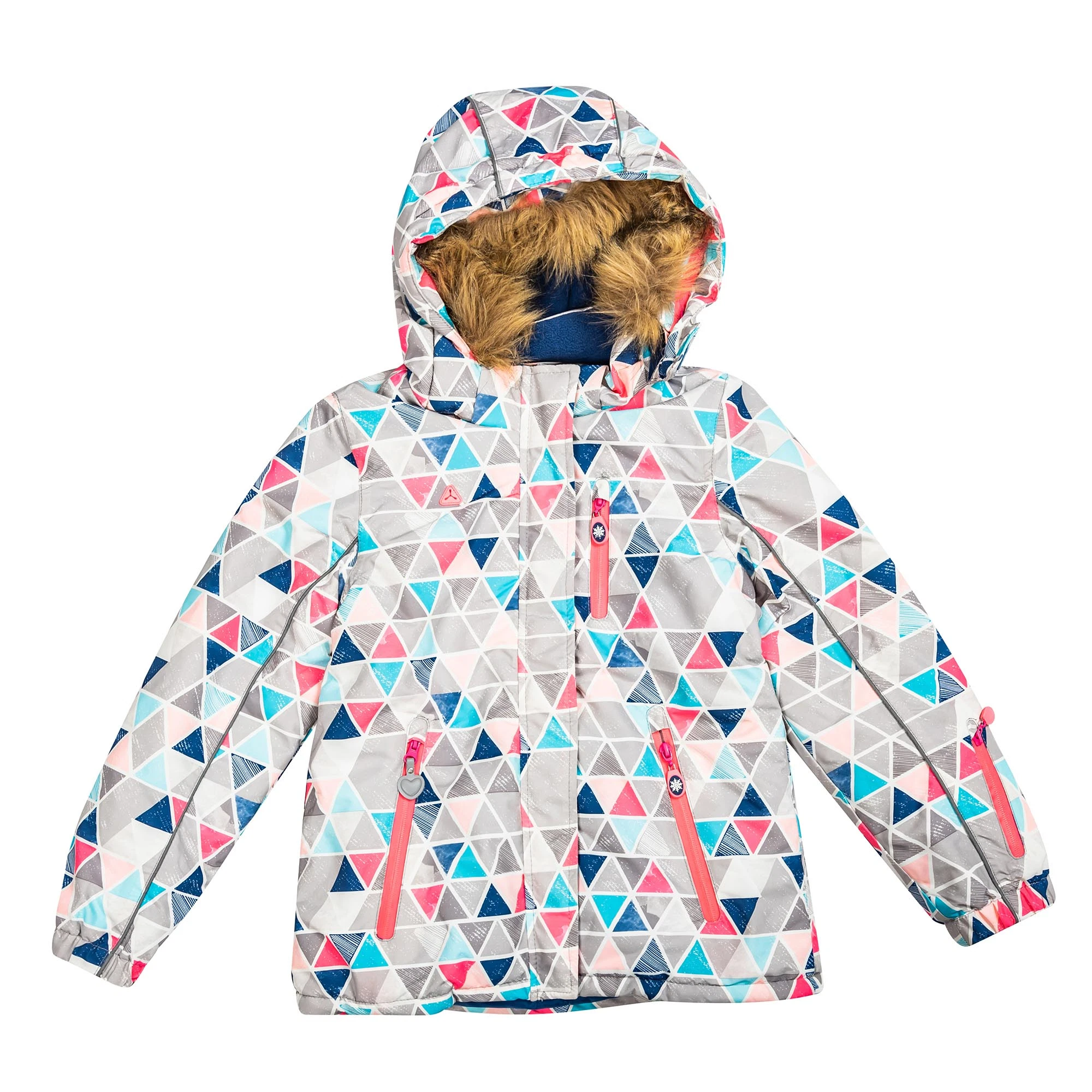 Girl Winter Ski Snow Jacket for Children Kids Waterproof Outdoor Wear