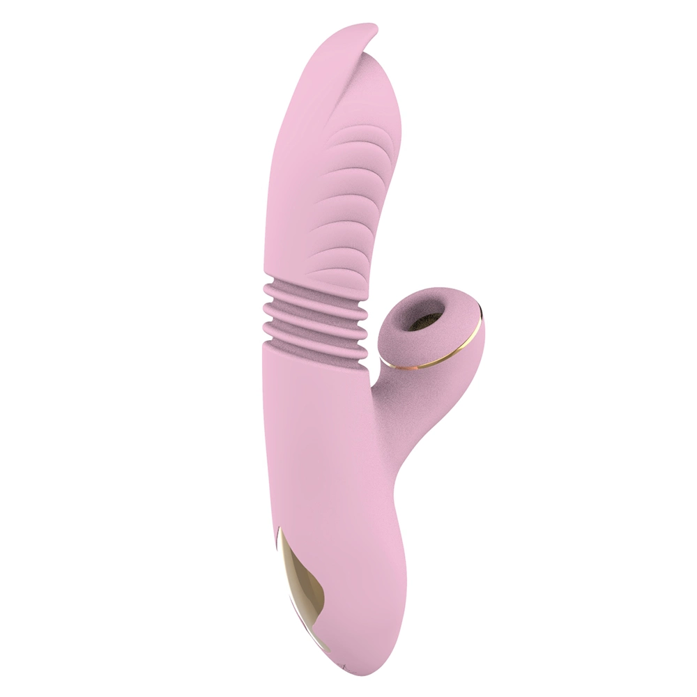Electric USB Charger Magic Rabbit Vibrator Sex Toy Thrusting Sucking Rabbit Vibrator for Women