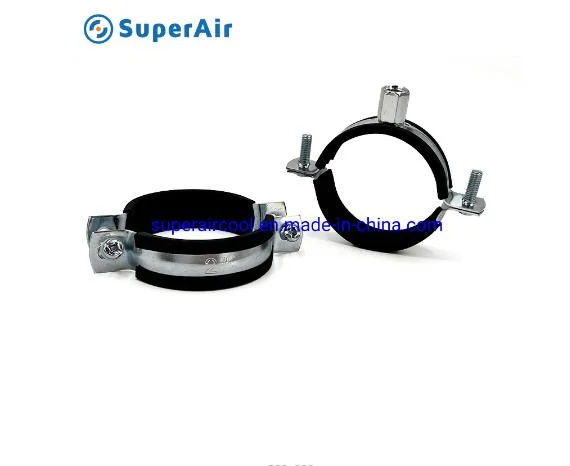 Factory Price Split Pipe Clamp with Rubber Hose Clips S Rubber Spring Clamp