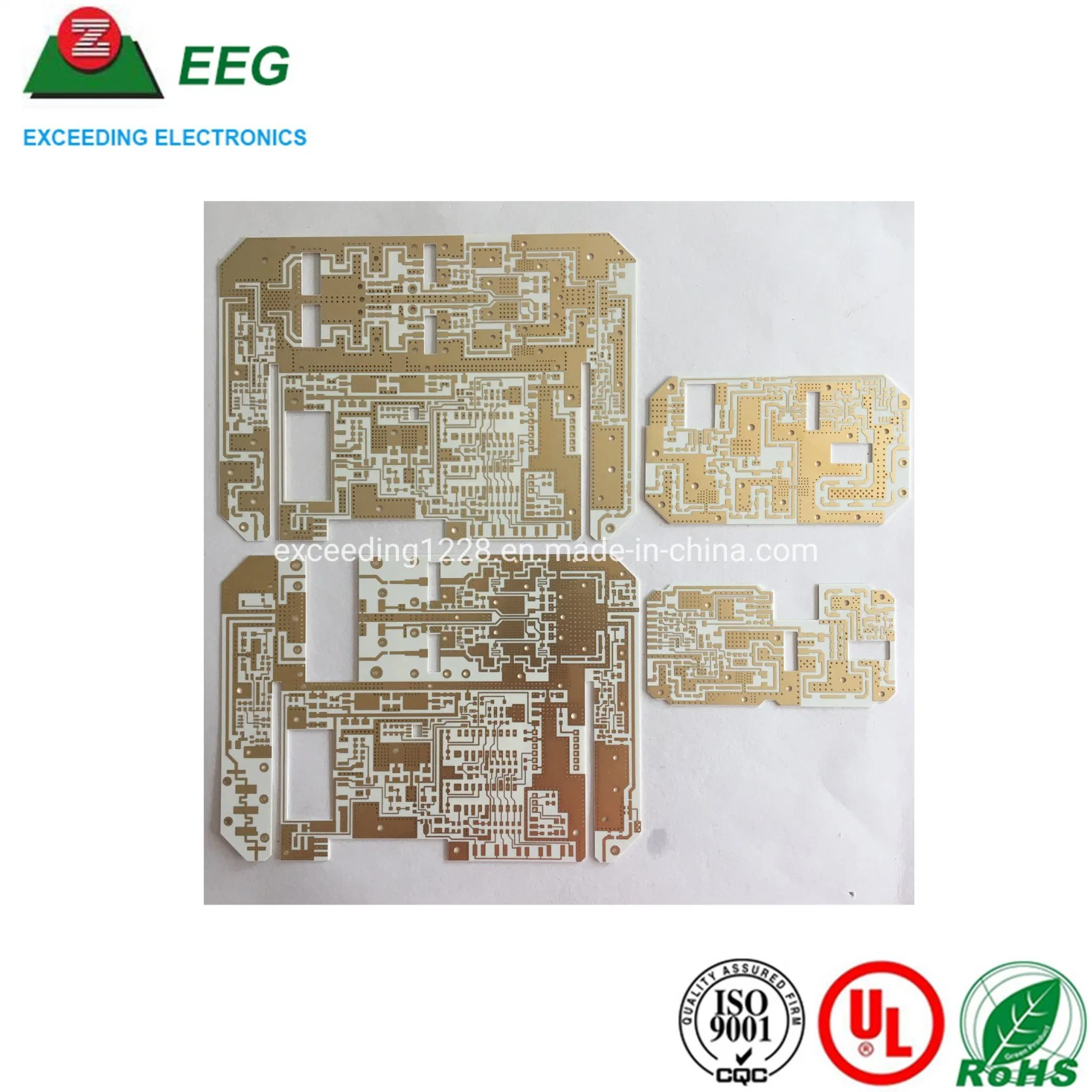 Fabricant de carte à circuit imprimé haute fréquence certifié ISO/UL, carte mère