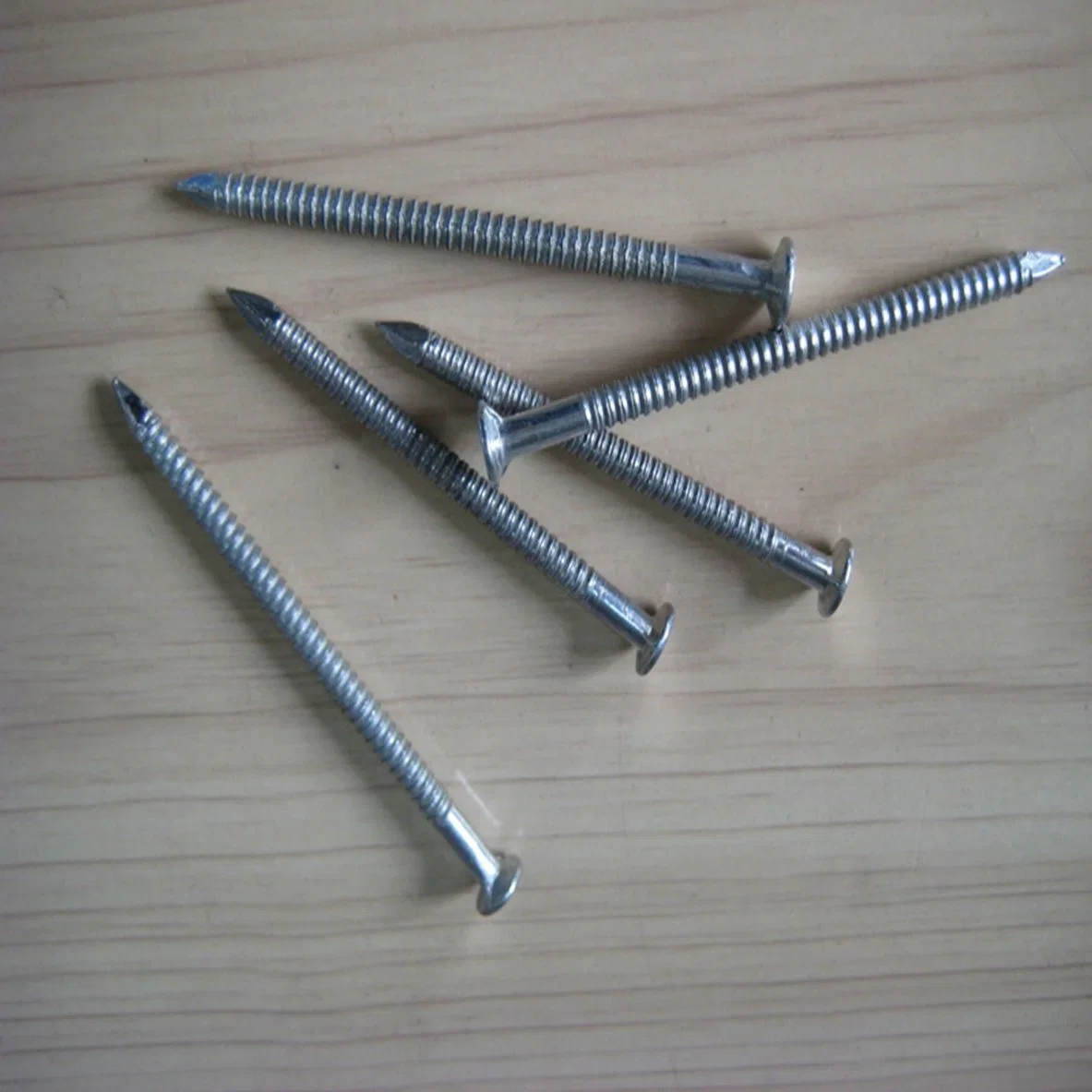 Reliable Quality Electron Galvanized Ring Shank Nail/Screw Nail Flat Head Electronic Galvanized 2&prime; &prime;