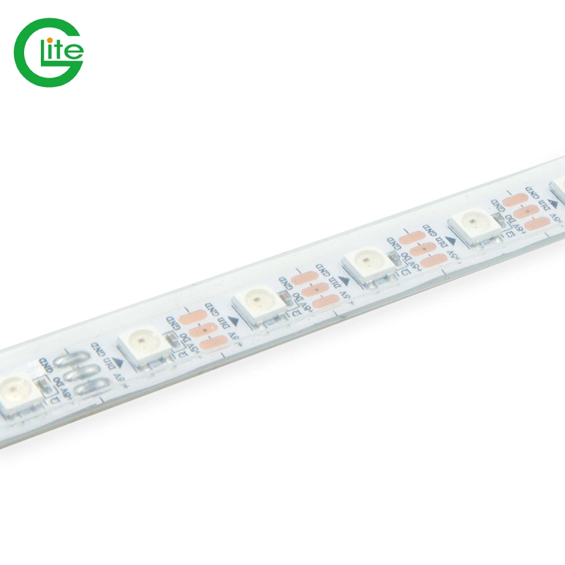 Ws2812b 144LED IP67 iluminação LED DMX sem impermeabilidade, barra de pixels RGB LED Pixel RGB Ws2812b Strip