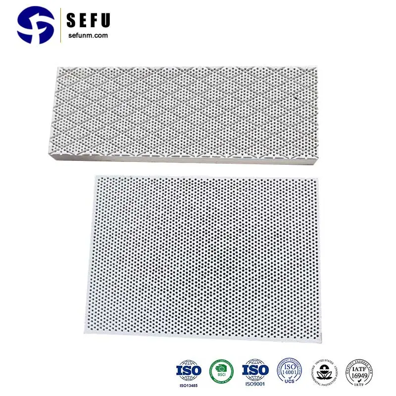 Porous Ceramics Factory Refractory Square Infrared IR Honeycomb Burner Plate for Gas Stove/Heater/Furnace