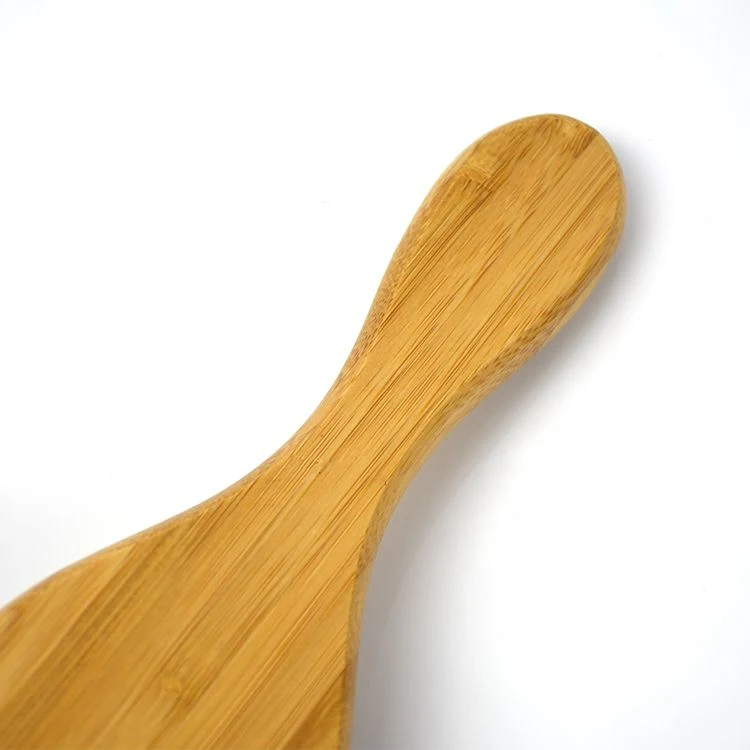 Brosse de massage coussin en bois naturel la réduction de la rupture de cheveux