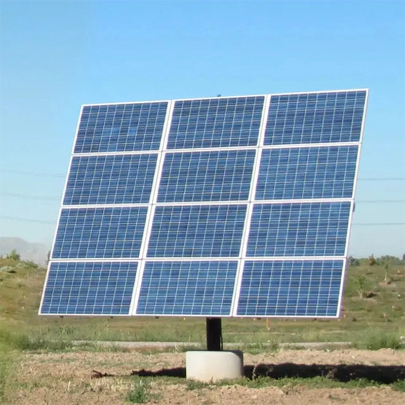 Wireless WiFi Solar Power Generation 4,5kW Dual Axis Solar PV Tracking-System