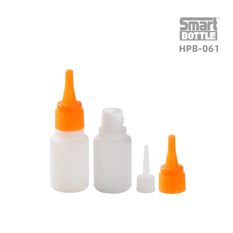 Plastic Cyanoacrylate Super Glue Bottle Adhesive Tube with Cap