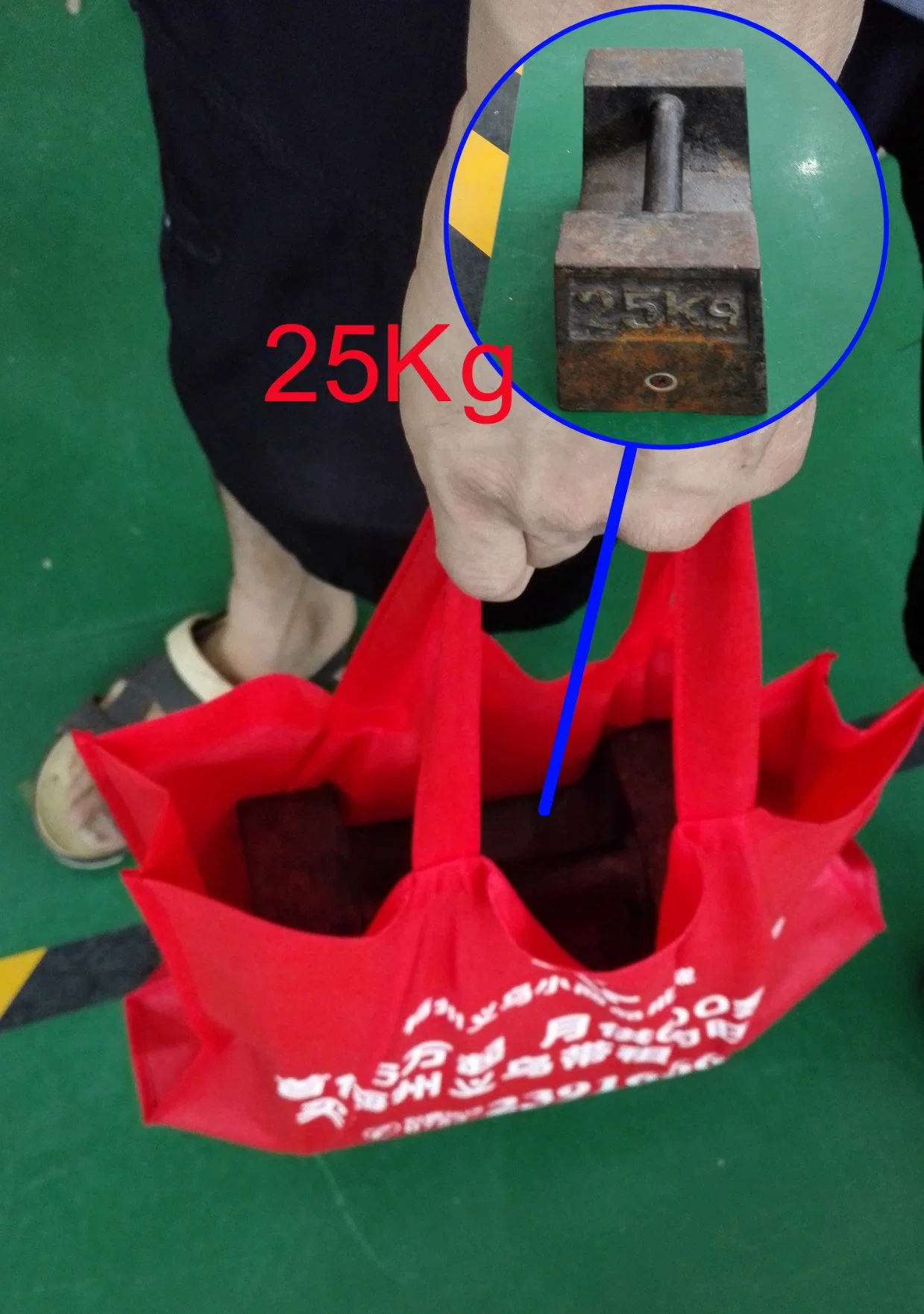 Promotional Competitive Price Recycled Tote Shopping Bag