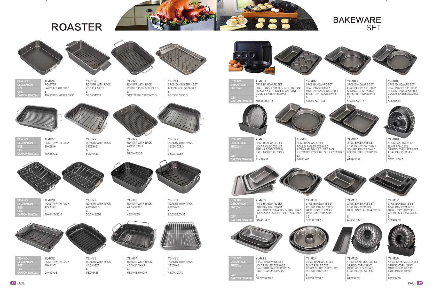 Loaf Spring Form, Yl- B16carbon Steel 34.5X15.5X8.2cm Cake Mold