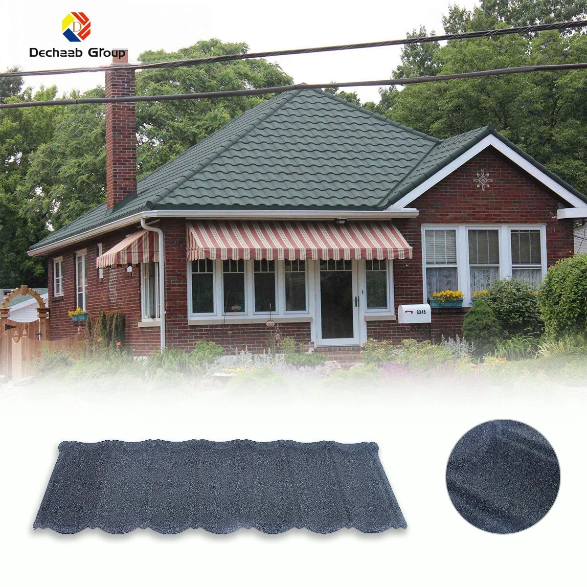 Pallet Packed Classic Roofing Tile with Modern Design Style