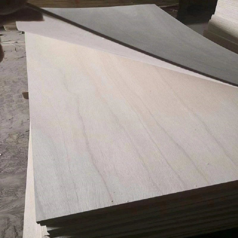 Madera de Paulownia contrachapada 1220X2440X 6/9/12/15/18mm