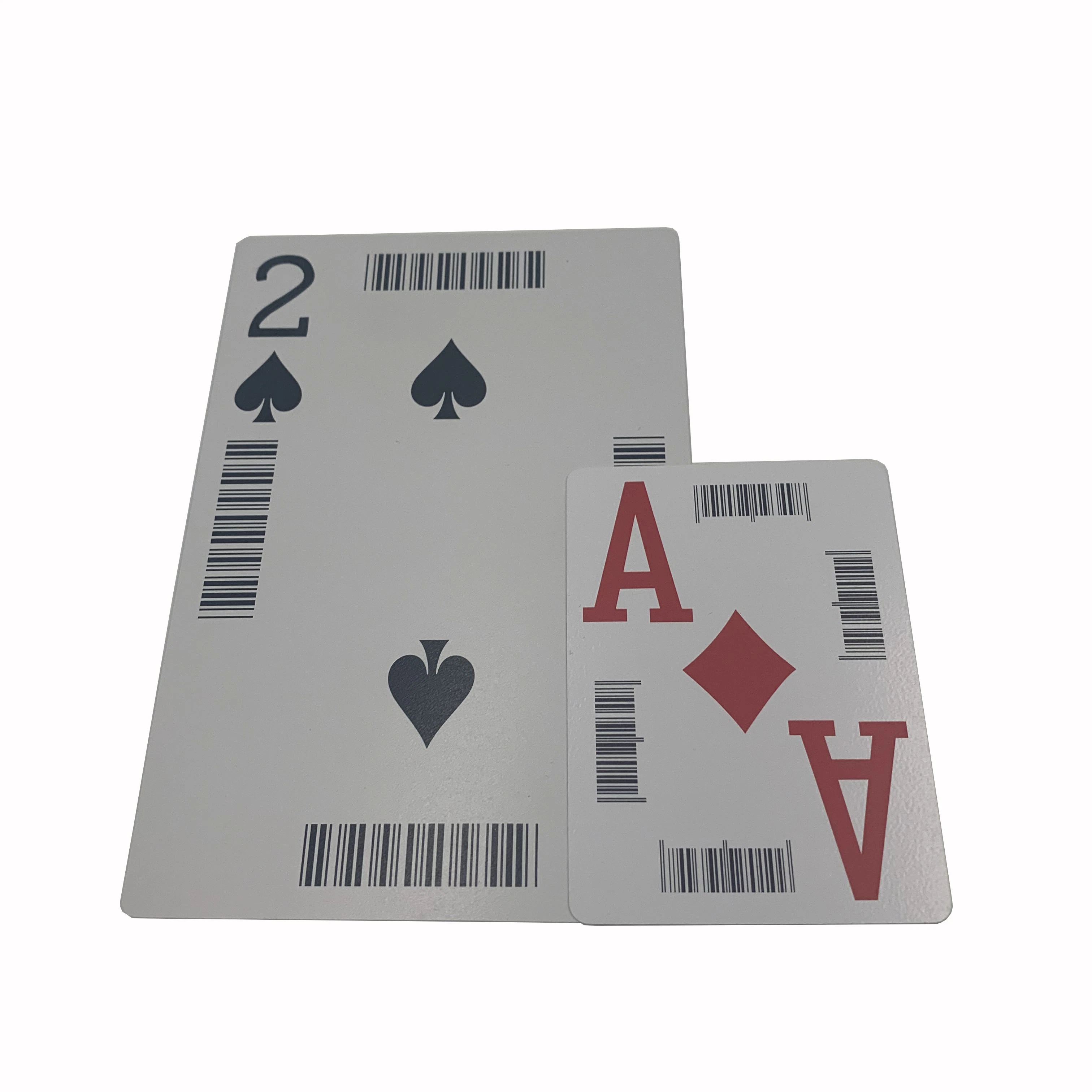 Impression personnalisée Grande taille Poker Club Casino Black Core jouer Cartes