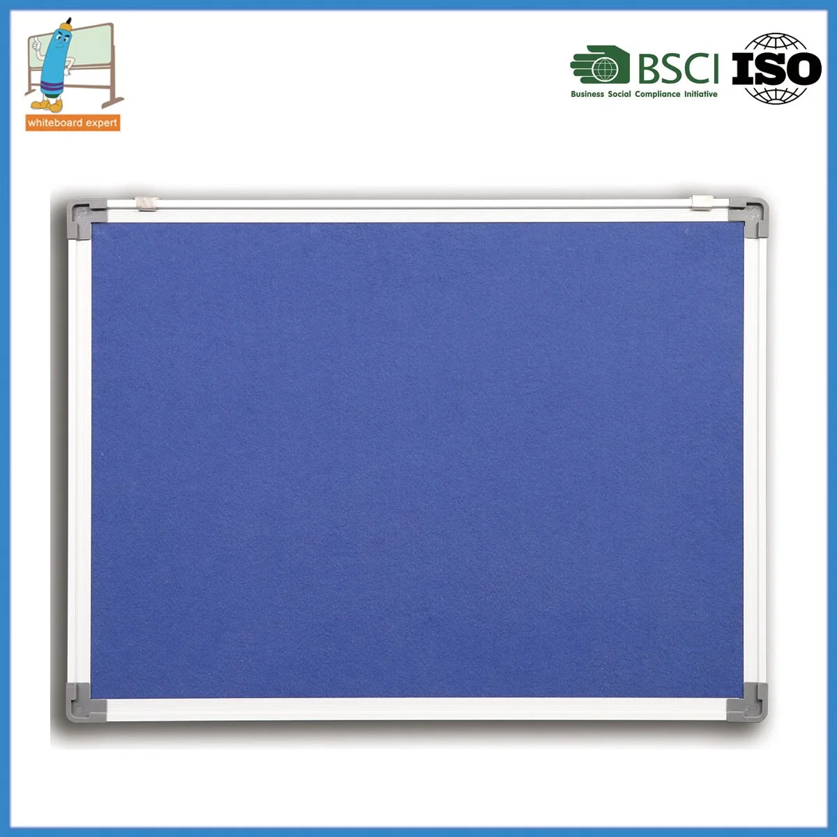 Custom Size Silver Aluminum Frame Double Sided White Board