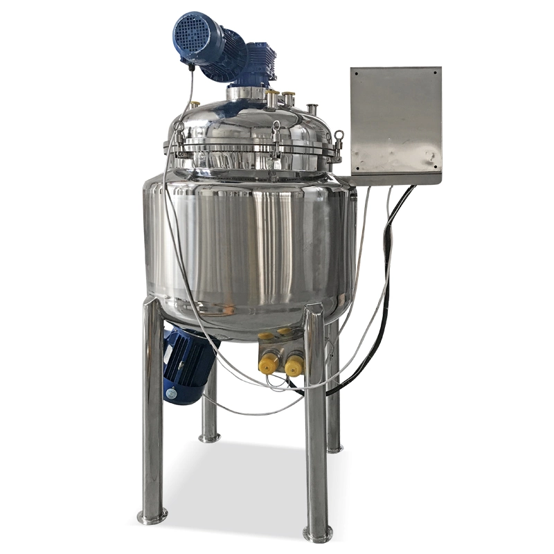 500L Liquid Fertilizer High Shear Emulsification Reactor Stainless Steel Closed Atmospheric Pressure Multifunctional Reactor