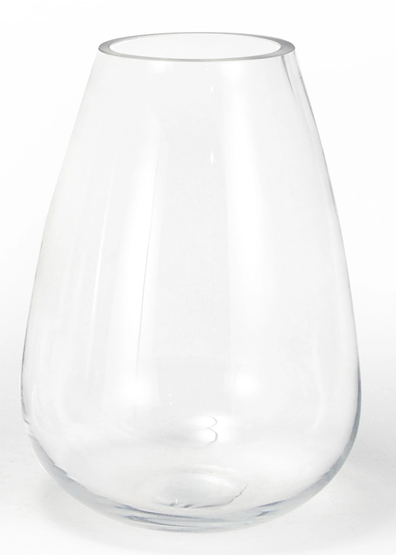 European Simple Crystal Glass Vase Hydroponic Flower Vase