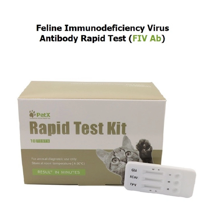 Medical Diagnostic Feline Immunodeficiency Virus Antibody Rapid Test (FIV Ab) for Cat