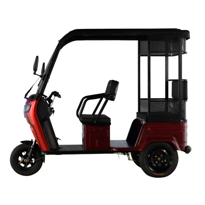 Chinese Wholesale/Supplierr 600 Watt Electric Tricycle with Rain Roof 3 Wheels Motor Scooter with Cover for Sale