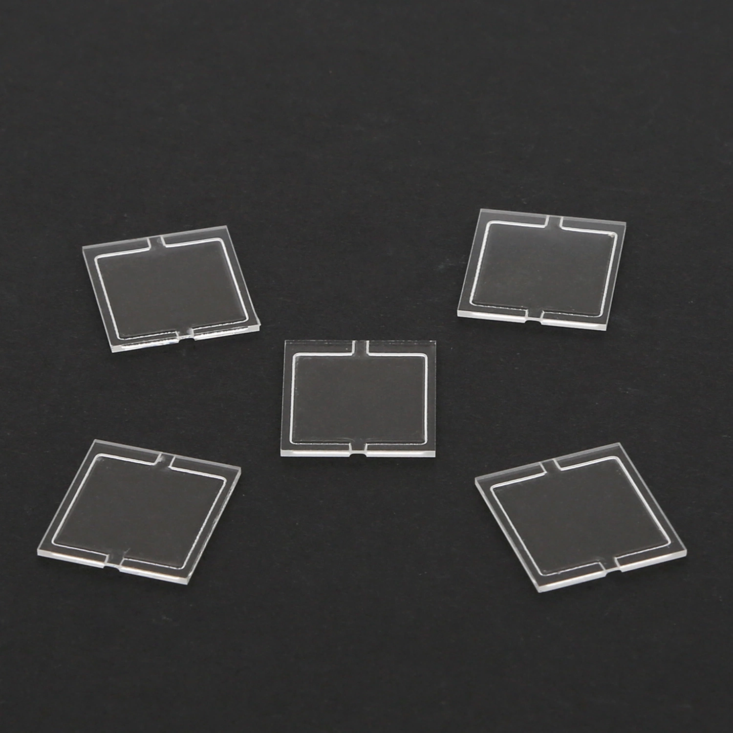 Encap Glass Notched Cover Plate, LED Liquid Crystal Alkali Free Glass Encapsulation