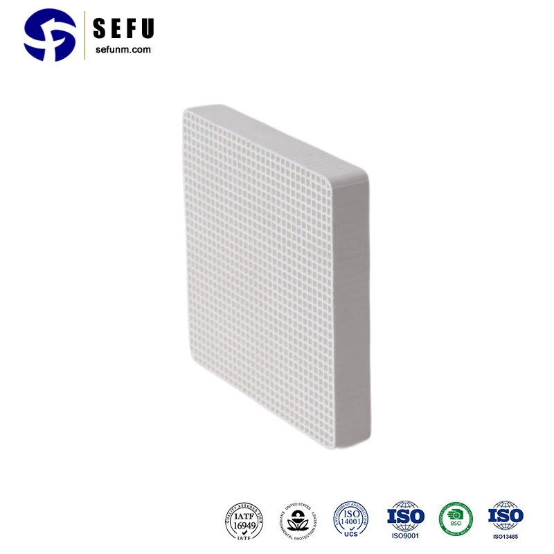 Casting Ceramic Plate Supplier Molten Metal Filtration Honeycomb Square Honeycomb Filters