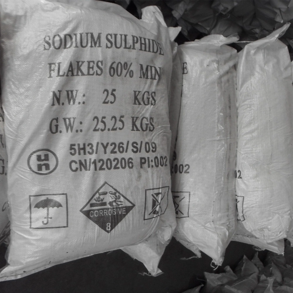 Chemical Sodium Sulphide Red Flakes (Na2S) 60% Raw Chemical Dye