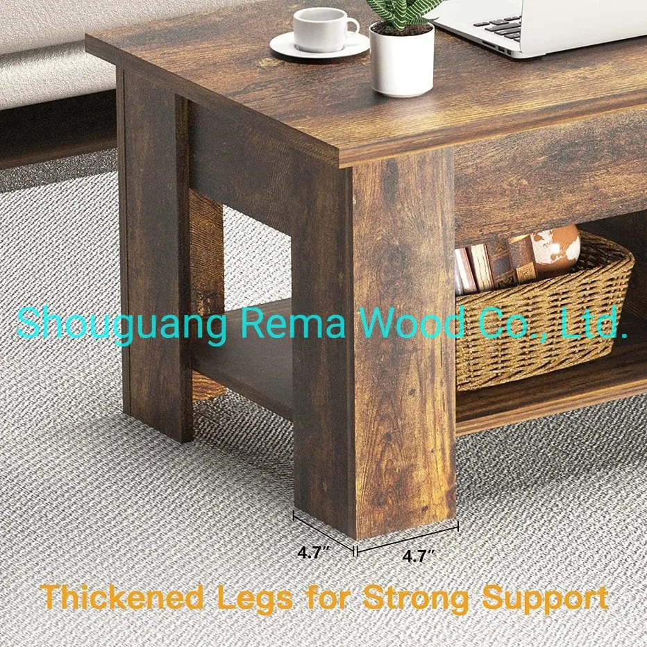 Hot Selling Lift Top Coffee Table Coffee Cabinet for Living Room Reception Room