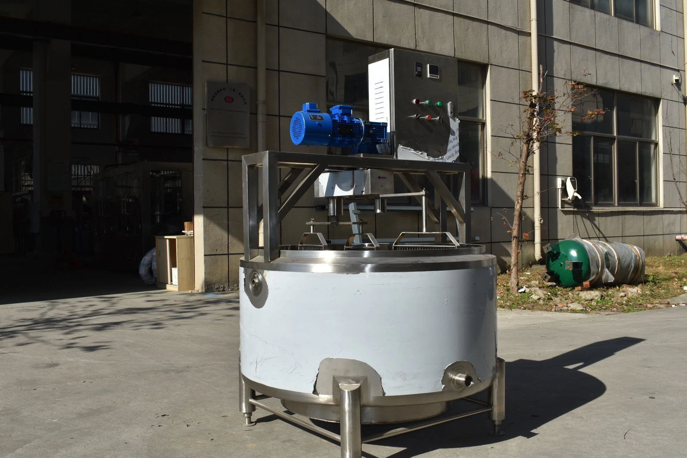 Food Sanitary! 600L Cheese Vat Cheese Making Machinery for Sale