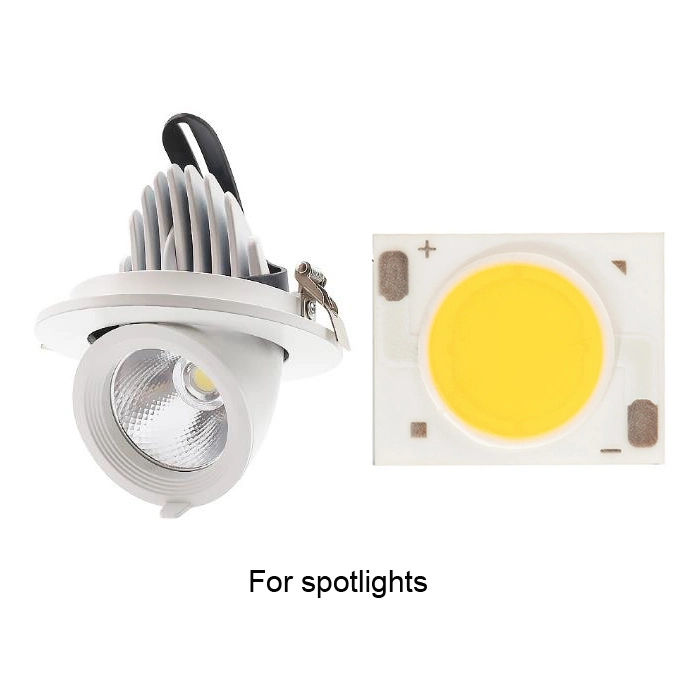 5 W, 7 W, 12 W, 15 W, iluminação comercial com chip COB LED para Foco de calha para downlight