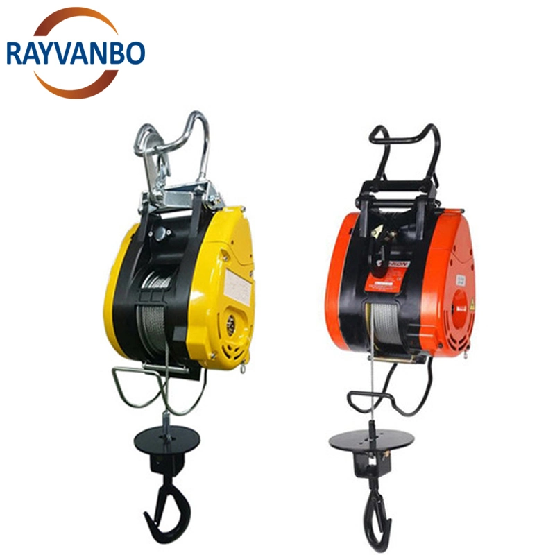 110V 60Hz Mini Electric Winch for Lifting with CE 500kg 30m