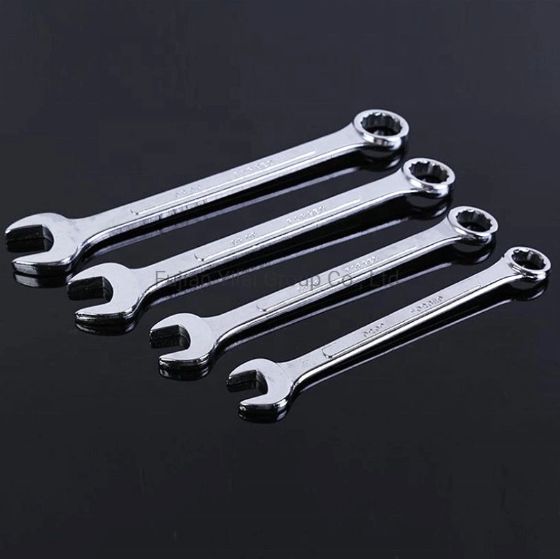 Wholesale/Supplier Mirror Finished Dual Hand Tools Gears Panner Wrench Ratcheting Wrench Combination Wrench Set