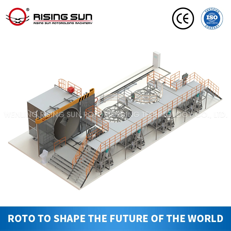 Schaukelofen Rotationsformmaschine für Kunststoff-Wassertank