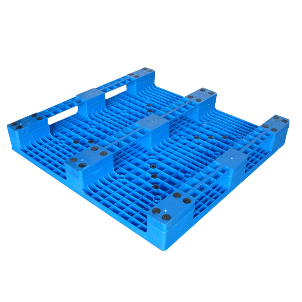 Flat Double Sides Welding Plastic Pallet Heavy Duty with 8 Steels