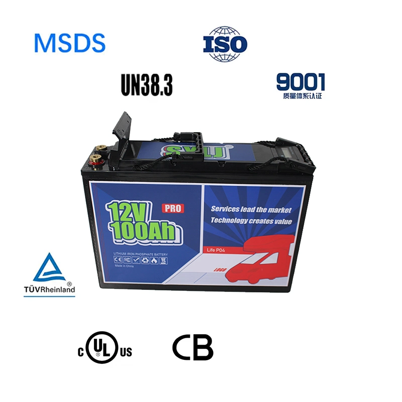 Low Temp Cutoff 12.8V 100ah LiFePO4 Deep Cycle Battery