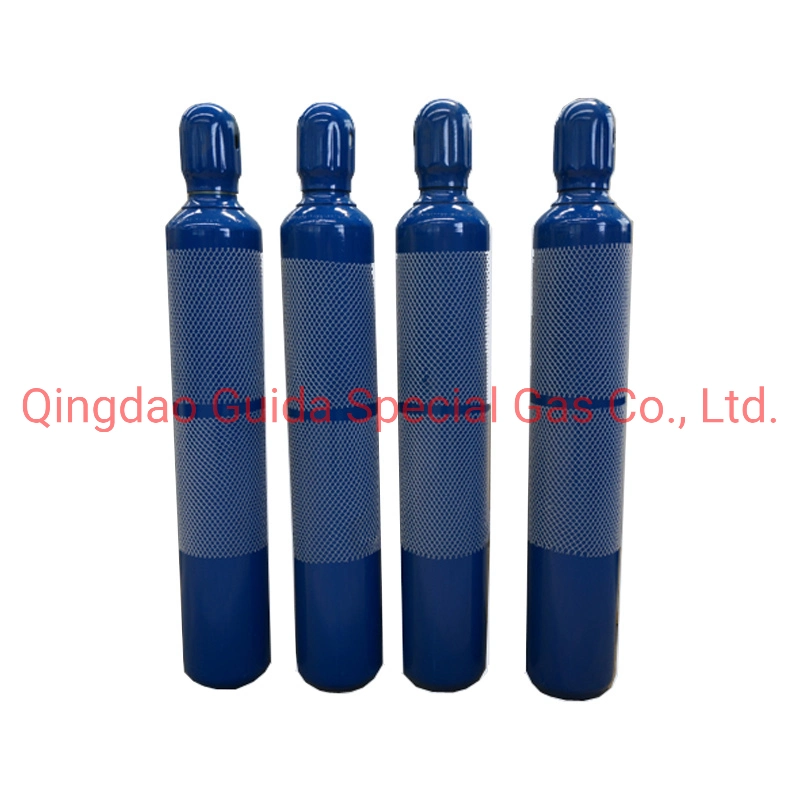 ISO padrão, garrafa de gás de oxigénio/azoto/árgon/hélio/CO2 em aço sem costura