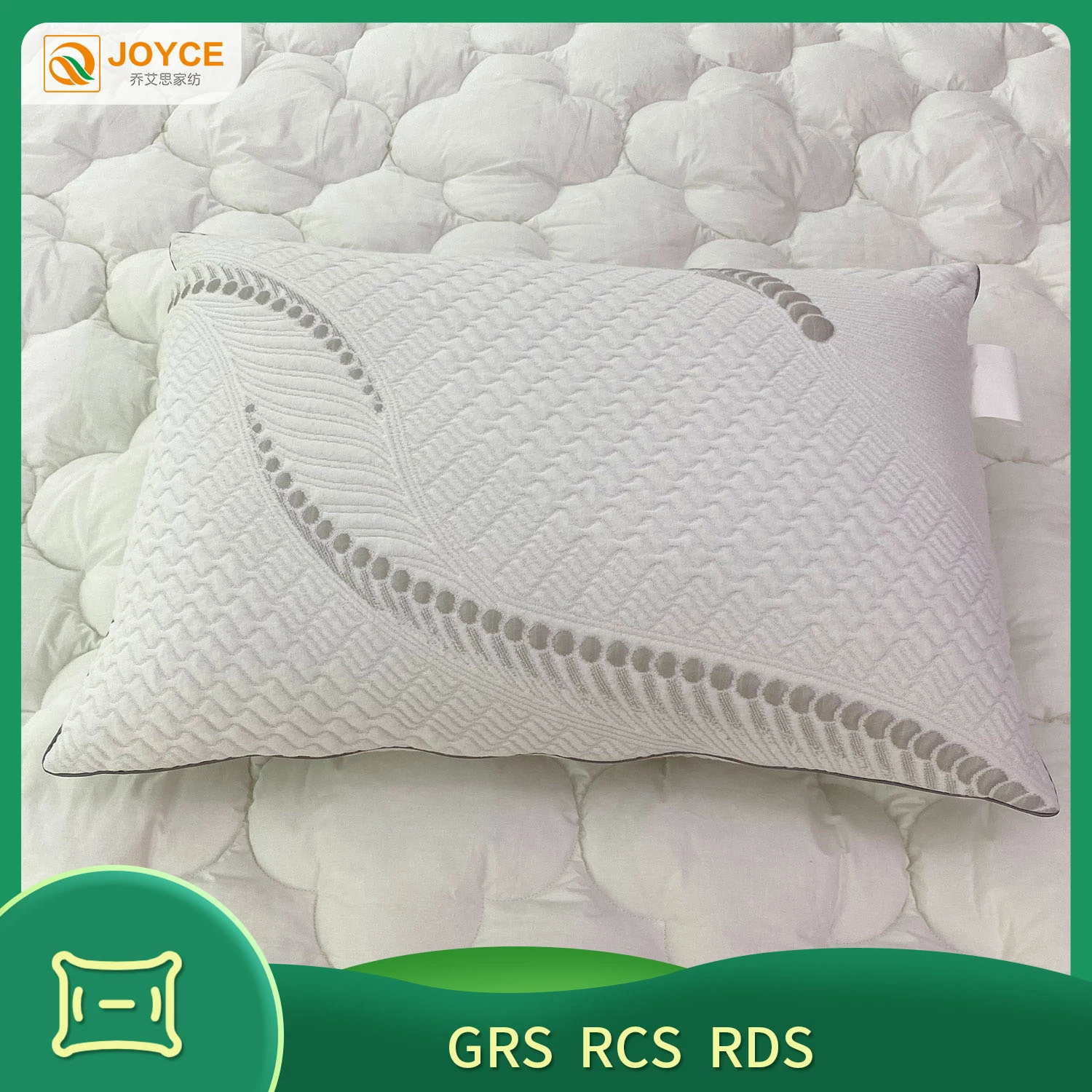 Hot Sales Popular Breathable Flurry Shredded Latex Fabric Filling Pillow